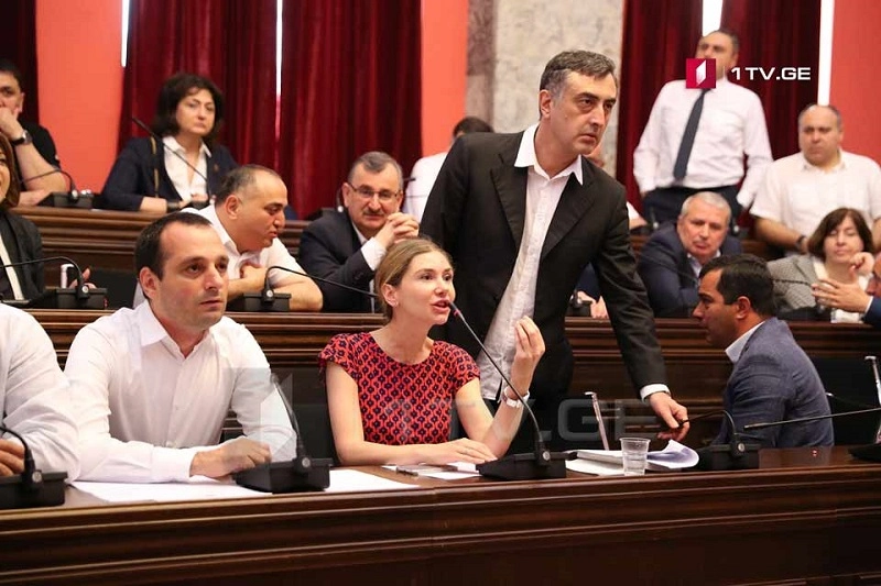 პარლამენტში ნიკა მელიასთვის იმუნიტეტის მოხსნის საკითხს განიხილავენ