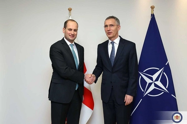  მიხეილ ჯანელიძე იენს სტოლტენბერს შეხვდა