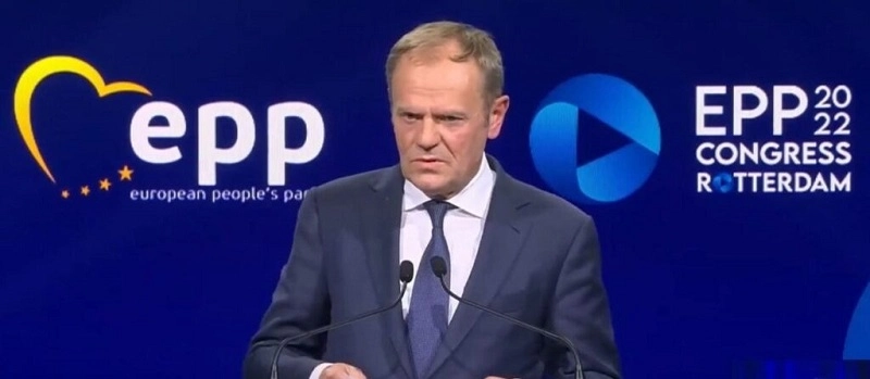 დონალდ ტუსკმა „ევროპის სახალხო პარტიის“ ყრილობაზე მიხეილ სააკაშვილის მიმართვა წაიკითხა