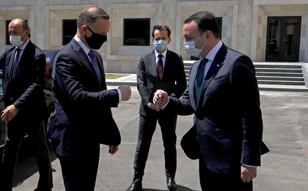 ირაკლი ღარიბაშვილი პოლონეთის პრეზიდენტს შეხვდა