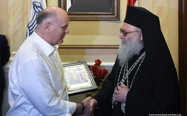 ოკუპირებული აფხაზეთის ე.წ. პრეზიდენტი ანტიოქიის პატრიარქმა მიიღო