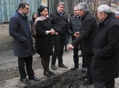 რიმა ბერაძემ ჩეჩელაშვილის ქუჩის სარეაბილიტაციო სამუშაოები დაათვალიერა
