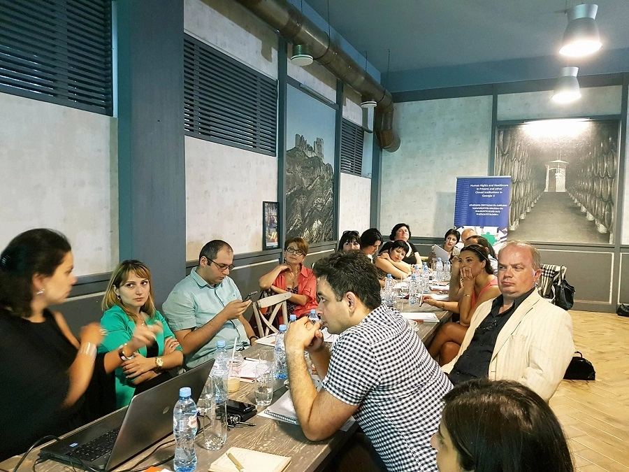 პენიტენციური ჯანდაცვის ეთიკის კოდექსის სრულყოფისთვის  საერთაშორისო და ადგილობრივი ექსპერტები მუშაობენ 