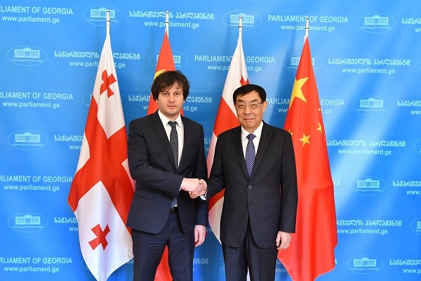  ირაკლი კობახიძე ჩინეთის სახალხო პოლიტიკური საკონსულტაციო კონფერენციის ვიცე სპიკერს შეხვდა
