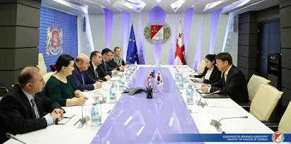 ნოდარ ხადური საქართველოში სამხრეთ კორეის რესპუბლიკის საქმეთა დროებით რწმუნებულს შეხვდა