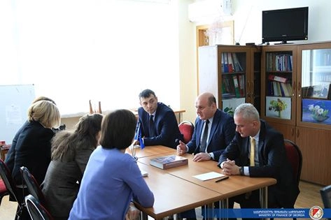 ნოდარ ხადური ევროკავშირის საჯარო ფინანსების პოლიტიკისა და მართვის რეფორმების პროექტის დირექტორს შეხვდა