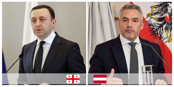 ავსტრიის კანცლერმა ირაკლი ღარიბაშვილი ავსტრიაში ოფიციალური ვიზიტით მიიწვია