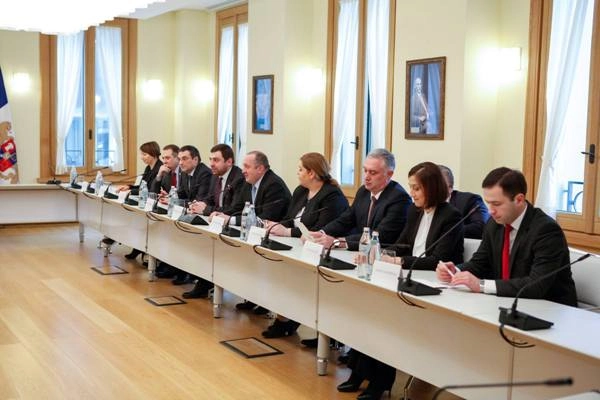 საქართველოს პრეზიდენტმა ევროპარლამენტის დელეგაცია მიიღო
