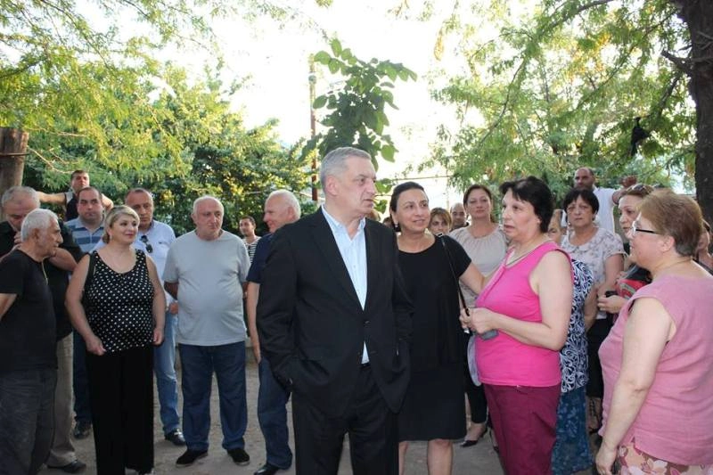 გია ვოლსკი მოსახლეობასთან შეხვედრებს განაგრძობს