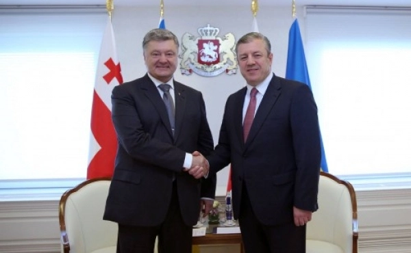  გიორგი კვირიკაშვილი პეტრო პოროშენკოს შეხვდა