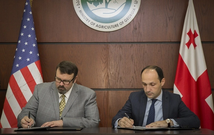  სოფლის მეურნეობის სამინისტროსა და USAID-ის პროექტის ,,ზრდა საქართველოში“ შორის ურთიერთგაგების მემორანდუმი გაფორმდა