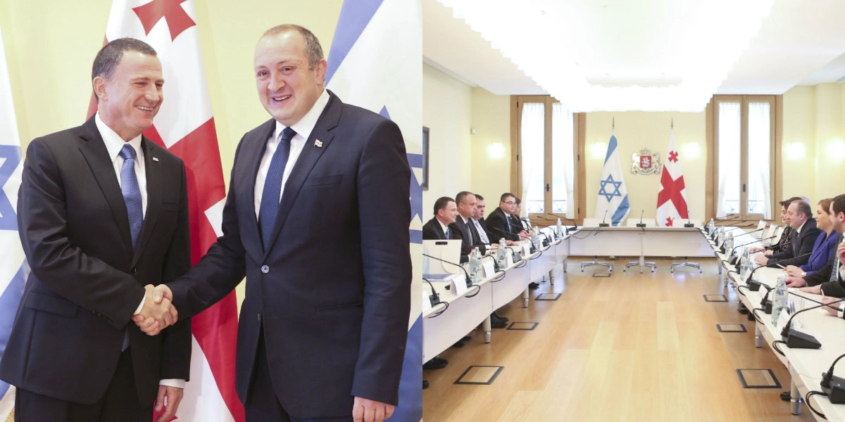 საქართველოს პრეზიდენტი ისრაელის ქნესეთის თავმჯდომარეს შეხვდა