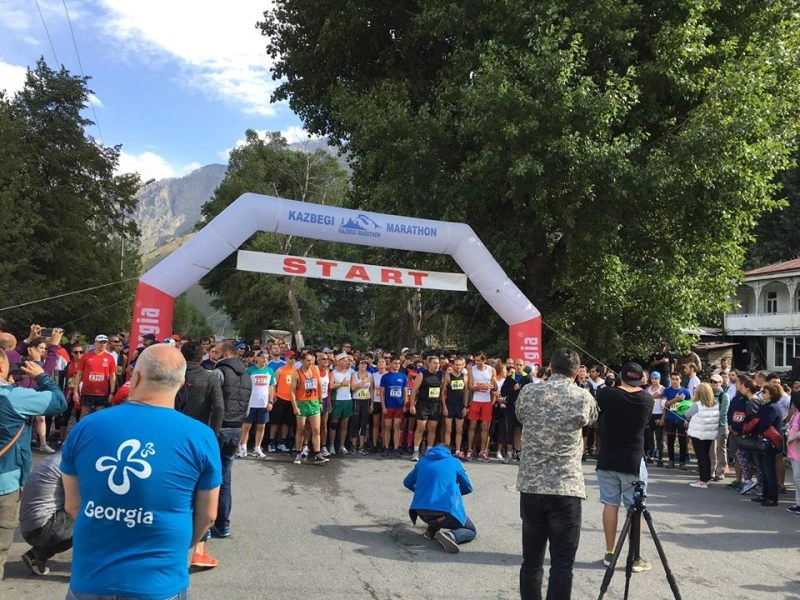 სტეფანწმინდაში რიგით მეშვიდე ,,ყაზბეგის მარათონი" ჩატარდა