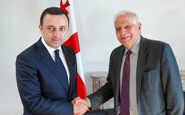  ირაკლი ღარიბაშვილი ჟოზეპ ბორელს შეხვდა