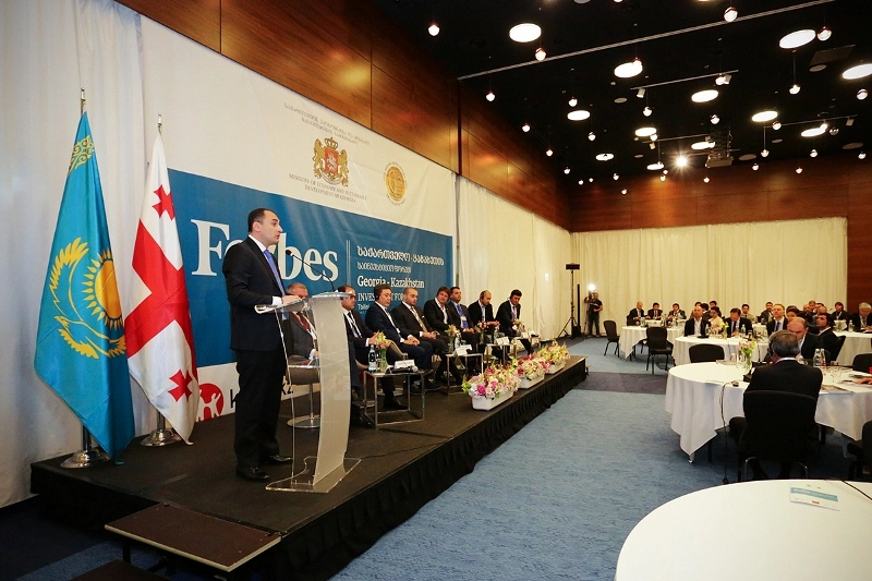 დიმიტრი ქუმსიშვილმა ყაზახეთ-საქართველოს საინვესტიციო ფორუმის გახსნა