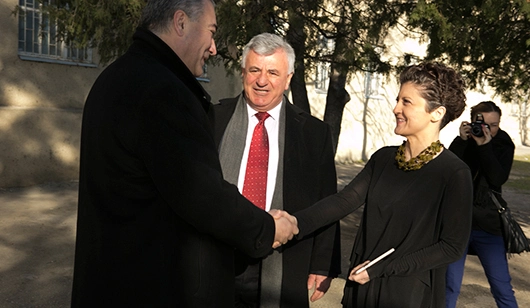 თეა წულუკიანი ქეშალოს საჯარო სკოლის მოსწავლეებს საქართველოს ევროპულ მომავალზე ესაუბრა