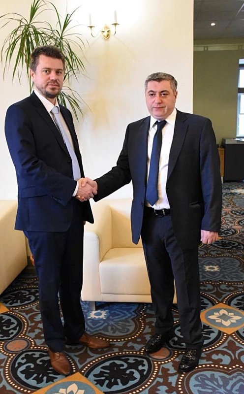 კახა კახიშვილი ტალინში ესტონეთის იუსტიციის მინისტრს შეხვდა