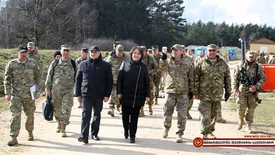 თავდაცვის მინისტრმა გერმანიაში ქართველი სამხედროები მოინახულა