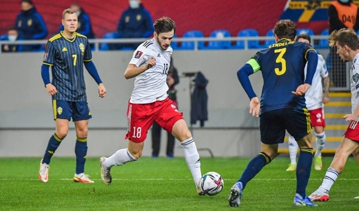 საქართველოს ნაკრებმა შვედეთი 2:0 დაამარცხა