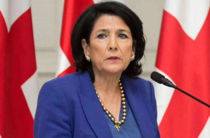 სალომე ზურაბიშვილი გორთან მომხდარი ავტოსაგზაო შემთხვევისას დაღუპულთა ოჯახებს სამძიმარს უცხადებს