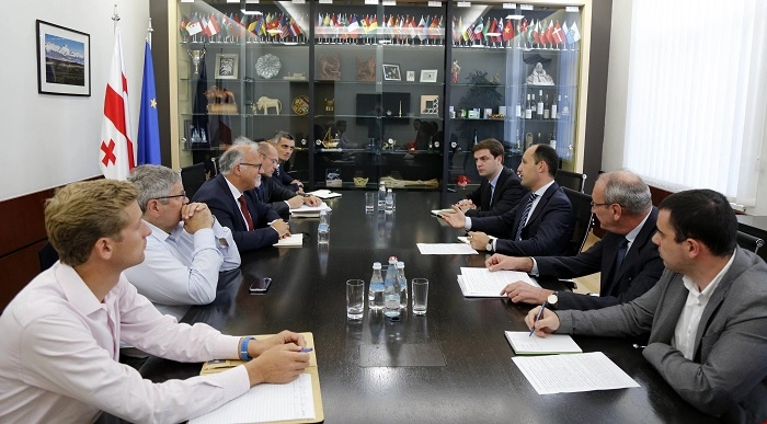 ლევან დავითაშვილმა საფრანგეთის ელჩთან სამუშაო შეხვედრა გამართა