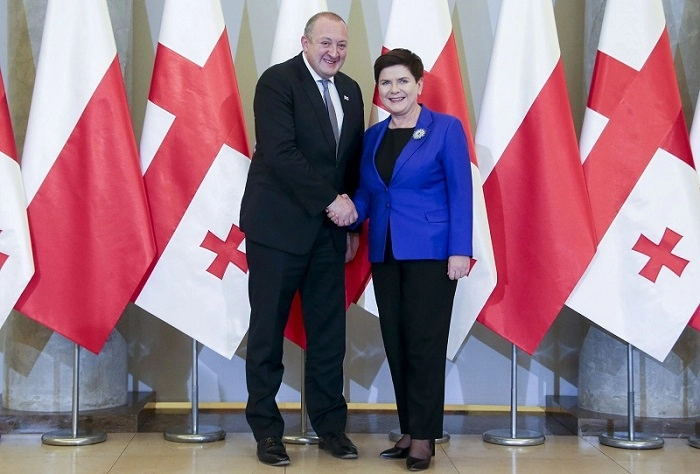  გიორგი მარგველაშვილი პოლონეთის პრემიერს შეხვდა