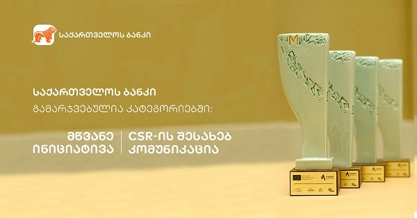 საქართველოს ბანკმა "Meliora 2018"-ის ჯილდოები დაიმსახურა