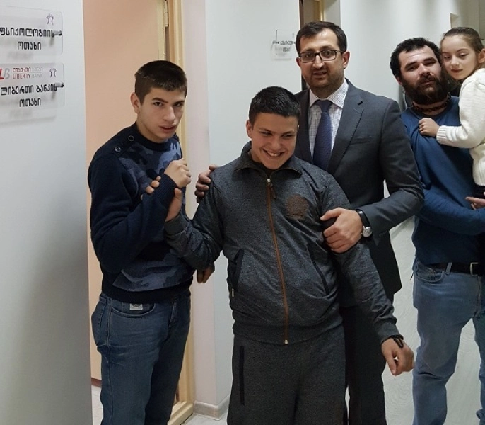  ლიბერთი ბანკის დაფინანსებით მუსთერაპიული ცენტრი გაიხსნა