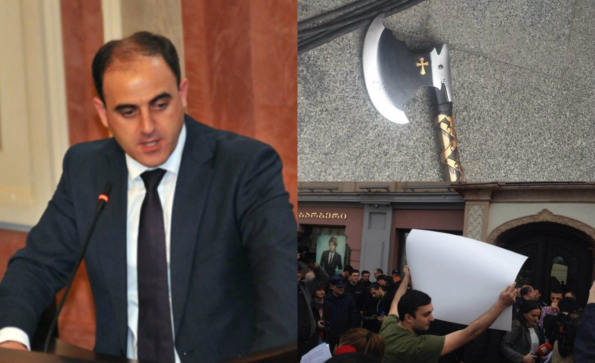 ხმაური, შეძახილები და საჩუქარი თბილისის მერს - დავით ნარმანია საკრებულოში მივიდა