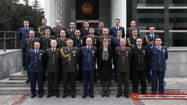 თავდაცვის უწყებას თურქეთის შეიარაღებული ძალების უმაღლესი მართვის აკადემიის მსმენელთა ჯგუფი ეწვია