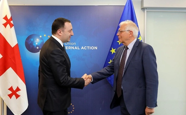 ირაკლი ღარიბაშვილი ბრიუსელში ჯოზეფ ბორელს შეხვდა