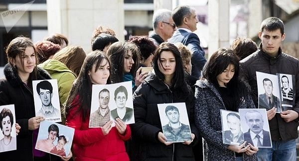 „არ გადასცეთ ტატუნაშვილის ცხედარი ოჯახს“ - ოკუპირებულ ცხინვალში აქცია გაიმართა