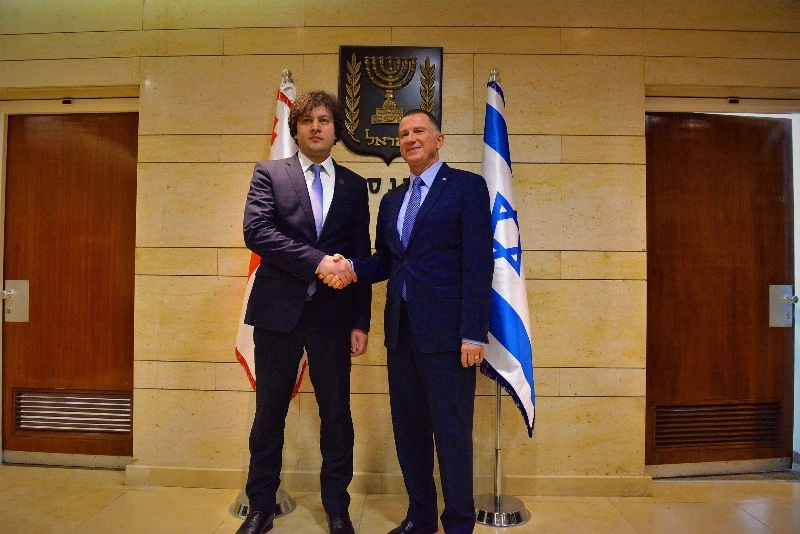  ირაკლი კობახიძე ისრაელის ქნესეთის თავმჯდომარეს შეხვდა