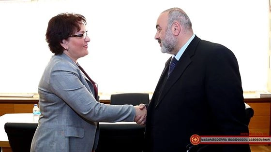 თინათინ ხიდაშელი კობა კობალაძეს შეხვდა