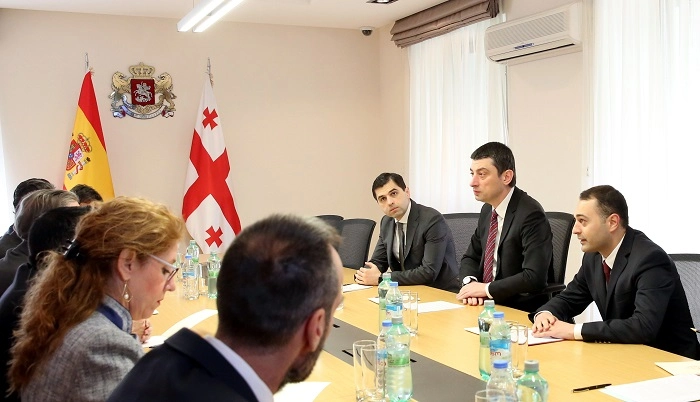 გიორგი გახარია ესპანეთის სამეფოს დელეგაციას შეხვდა