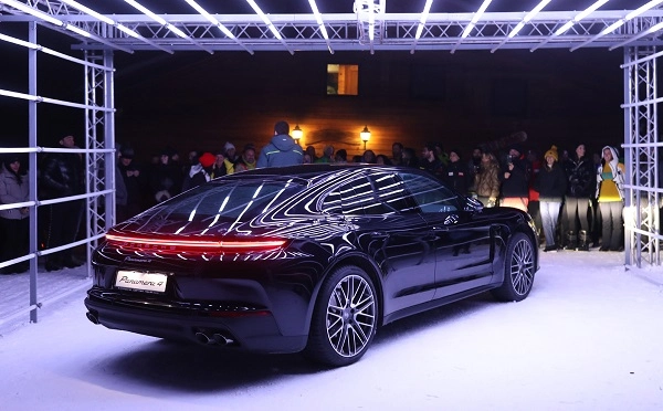 „პორშე ცენტრი თბილისმა“ ახალი Porsche Panamera გუდაურში, 2750 მეტრის სიმაღლეზე წარადგინა
