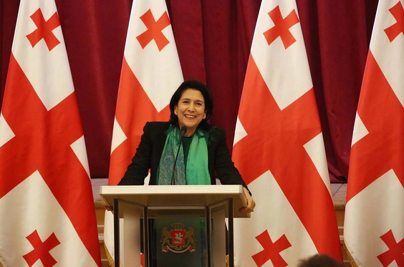 სალომე ზურაბიშვილი სესილია მალსტრომს შეხვდა