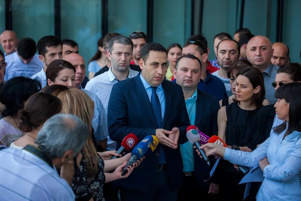 გიორგი ვაშაძე იუსტიციის მინისტრს მიმართავს
