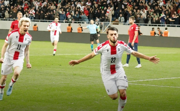 საქართველოსა და ნორვეგიის საფეხბურთო ნაკრებების შეხვედრა 1:1 დასრულდა 