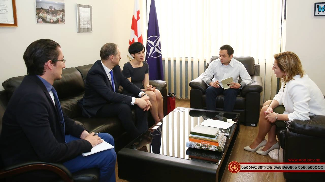 ანა დოლიძე ლიტვის ელჩს და საგარეო საქმეთა მინისტრის მრჩეველს შეხვდა