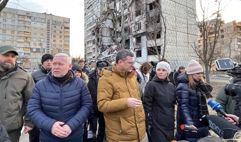 გერმანიის საგარეო საქმეთა მინისტრი ხარკოვში იმყოფებოდა