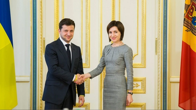 მოლდოვის პრეზიდენტი უკრაინაში ჩავიდა