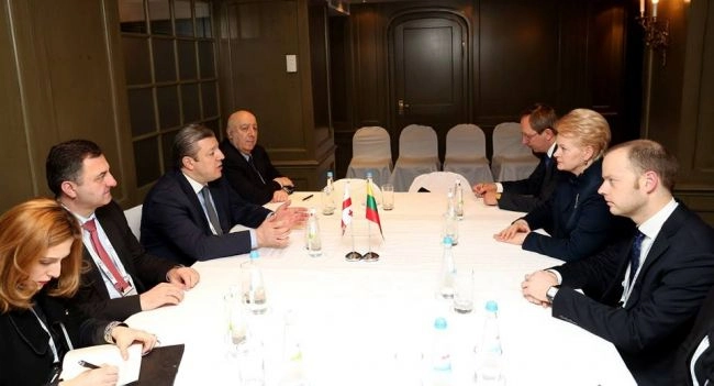 გიორგი მარგველაშვილი ლიტვის პრეზიდენტს შეხვდა 