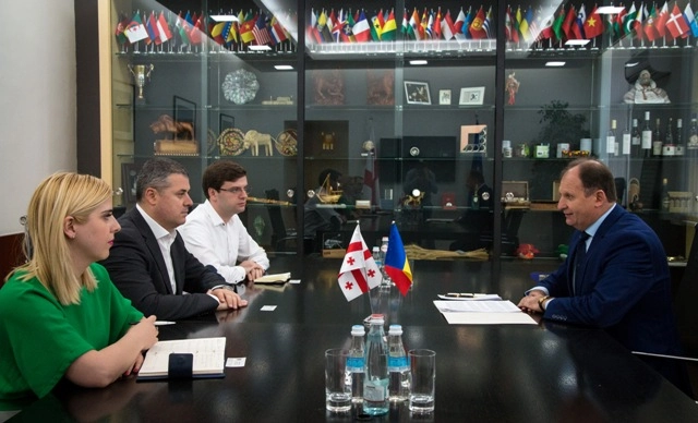  ოთარ დანელია მოლდოვის რესპუბლიკის ელჩს შეხვდა