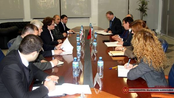 თინათინ ხიდაშელი ალბანეთის მთავრობის წარმომადგენლებს შეხვდა