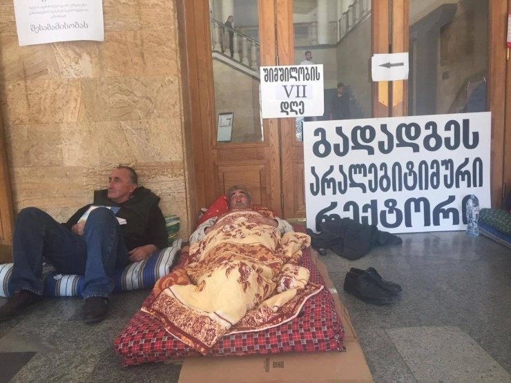 ტექნიკური უნივერსიტეტის თანამშრომლების ნაწილმა შიმშილობა შეწყვიტა