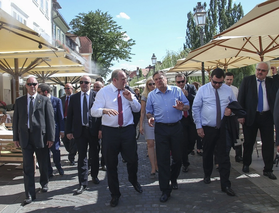 გიორგი მარგველაშვილი  ლიუბლიანას მერს  ზორან იანკოვიჩს შეხვდა
