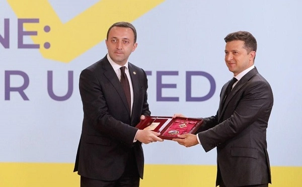  ვოლოდიმირ ზელენსკიმ  ირაკლი ღარიბაშვილი პირველი ხარისხის ორდენით - "დამსახურებისთვის" დააჯილდოვა