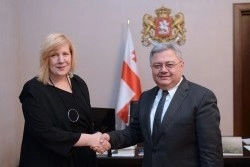 დავით უსუფაშვილი ეუთოს წარმომადგენელს მედიის თავისუფლების საკითხებში, დუნია მიატოვიჩს შეხვდა