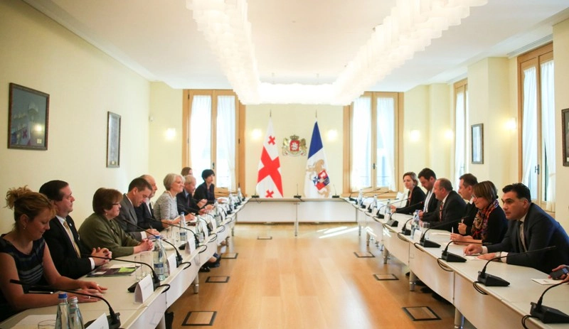 საქართველოს პრეზიდენტი IRI-ის და NDI-ის სადამკვირვებლო მისიის წარმომადგენლებს შეხვდა